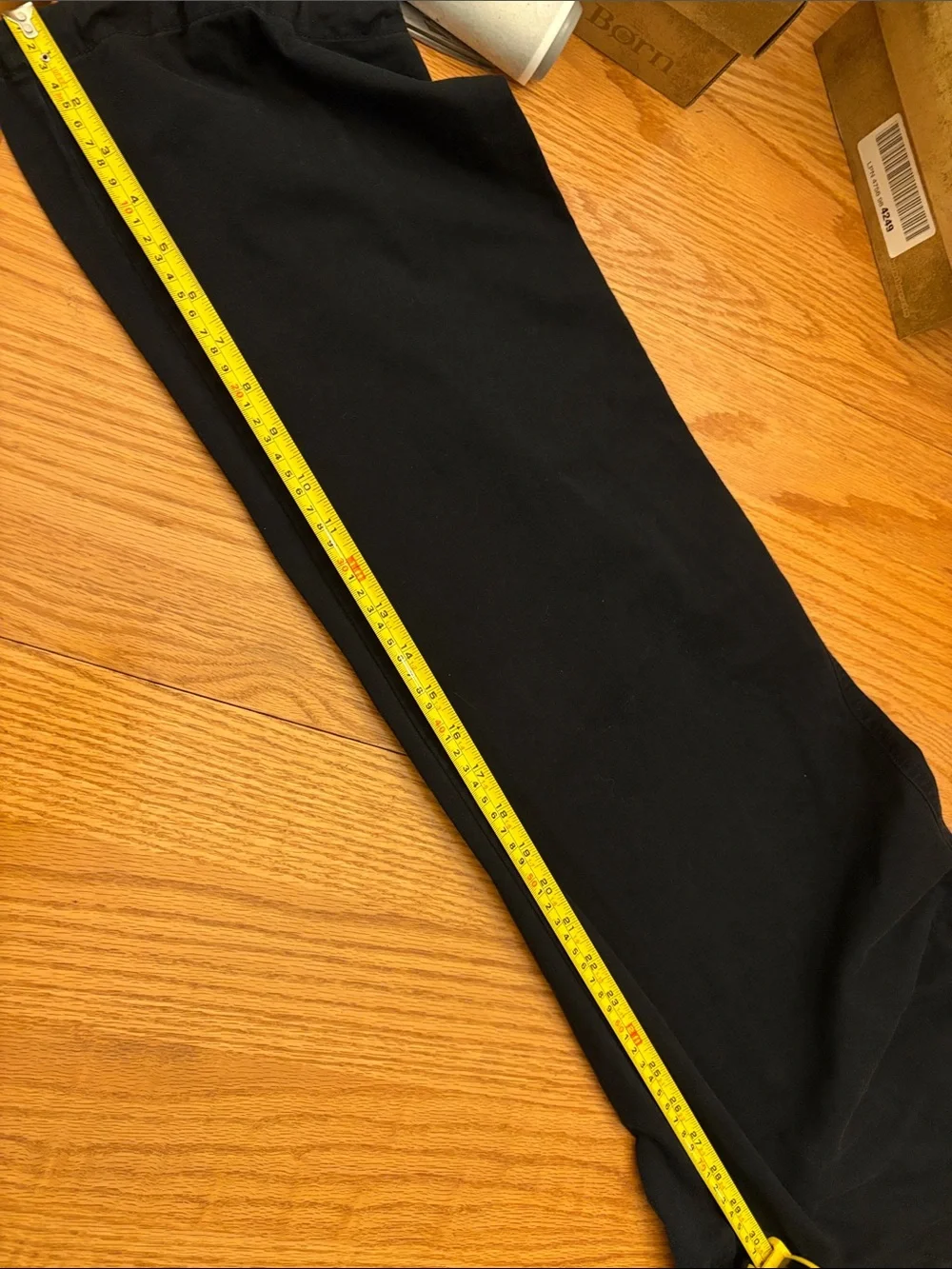 New York & Company Black Drawstring Hem Joggers